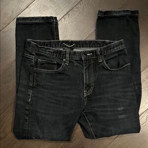 Saint Laurent dark blue/black cropped denim size 31 like new condition